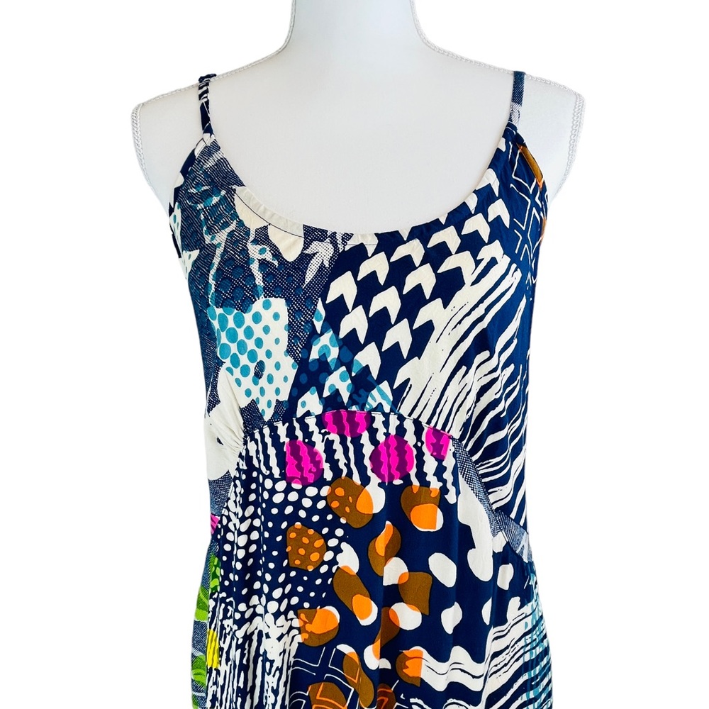 JAMS WORLD Simpson Print Vintage Maxi Sun Dress Size Small - Picture 6 of 13